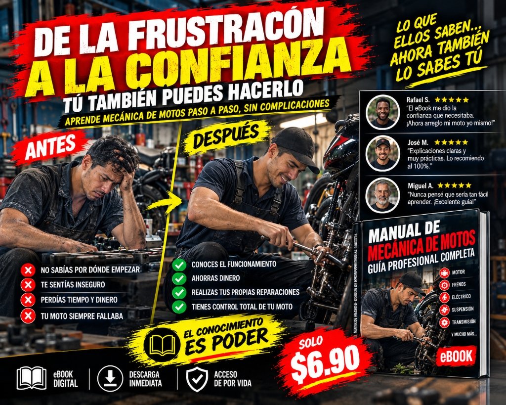 Manual de Mecánica de Motos - Guía Visual Ilustrada